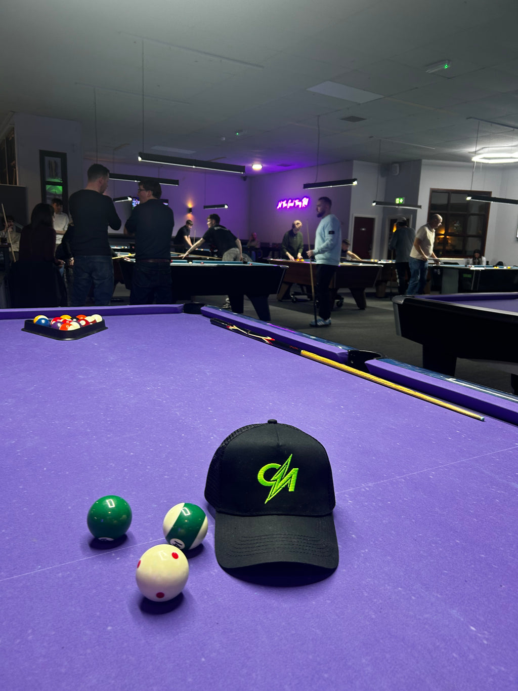 Green Lightning Trucker Hat