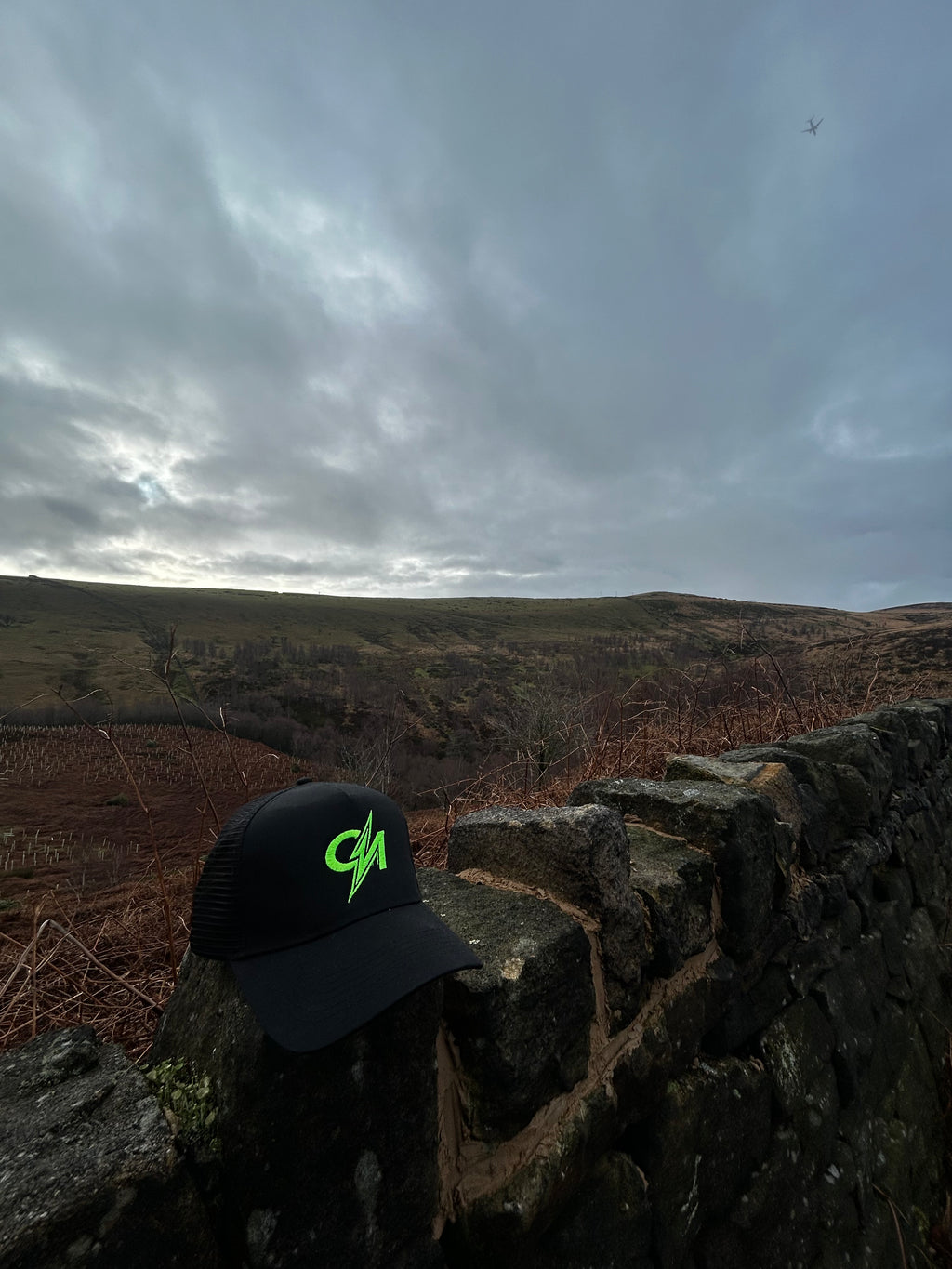Green Lightning Trucker Hat