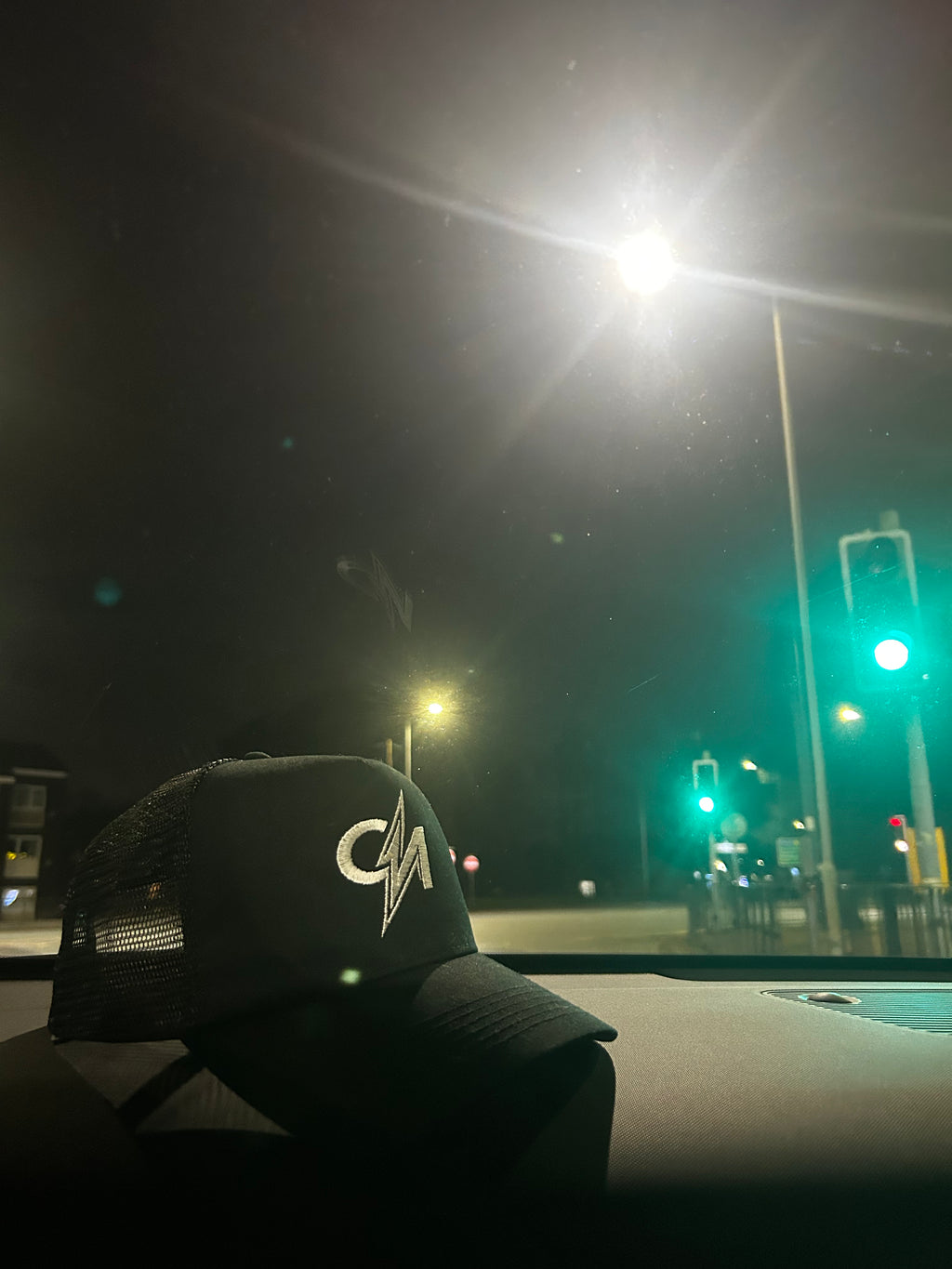 White Lightning Trucker Hat