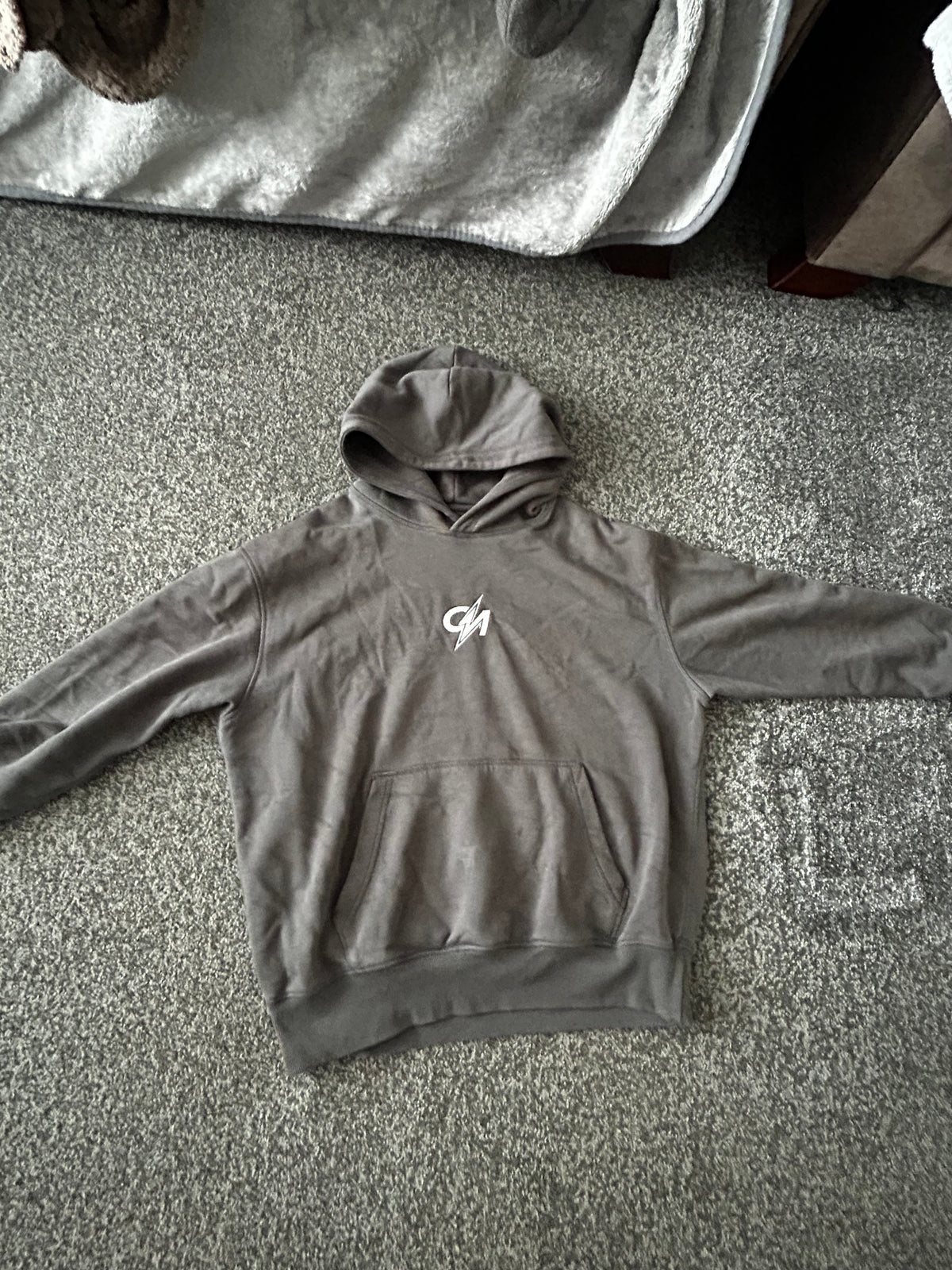 CM Hoodie — Washed Grey